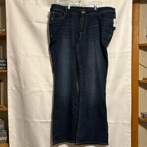 Maurices Dark Blue Boot Cut Jeans